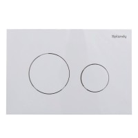 Кнопка смыва для унитаза Splendy Stable Rest SR302TMW пластик, цвет белый