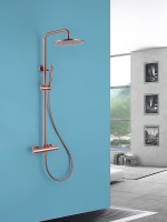 Душевая стойка Abber Wasser Kreis AF8160RGL розовое золото