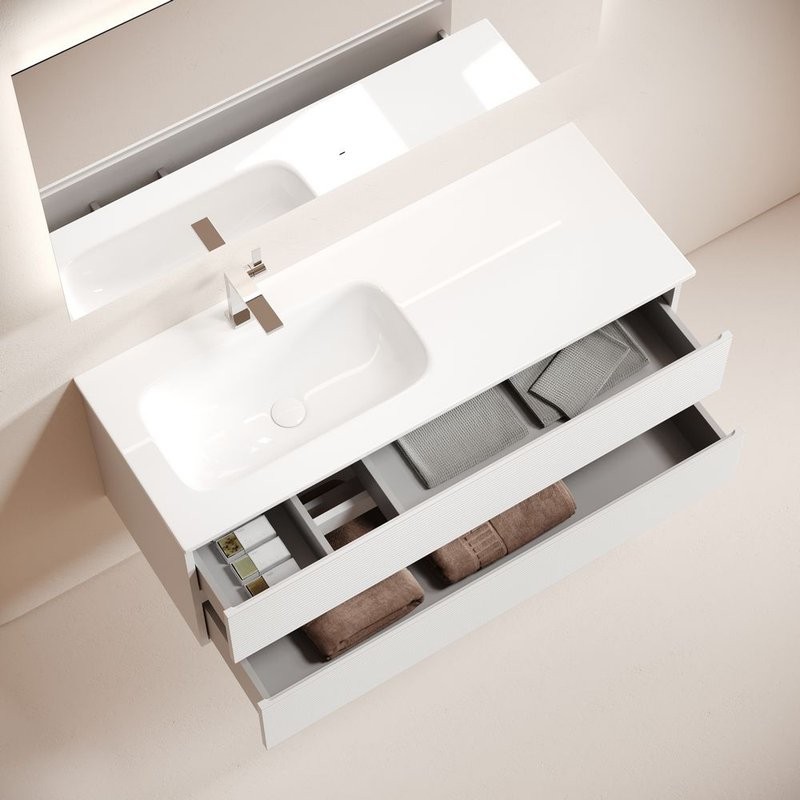 Тумба для ванной подвесная Sancos Folk левая 1195х445х500, FL120LW