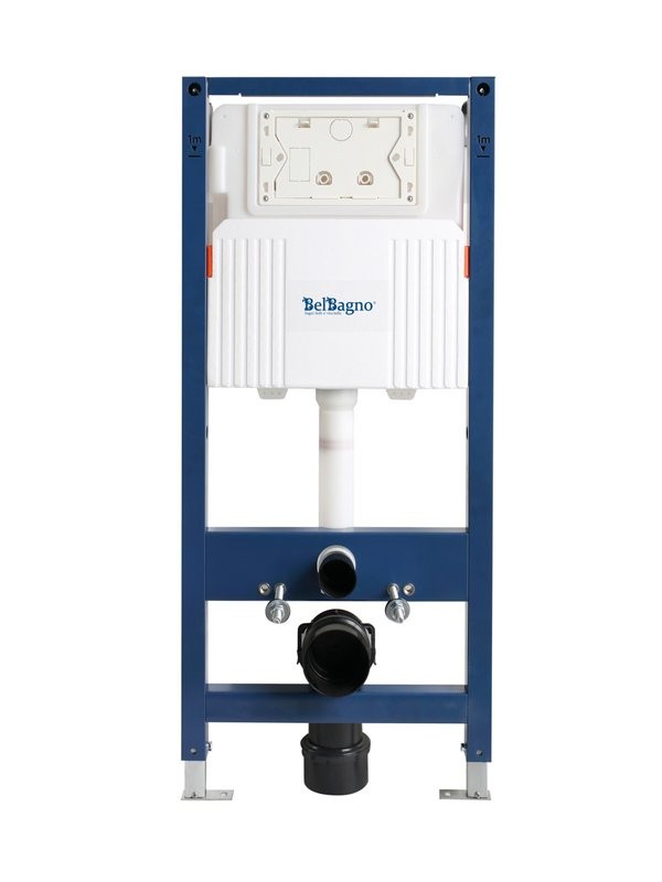 Инсталляция для унитаза BelBagno BB-101-M крепление к полу и стене, с шумоизоляцией