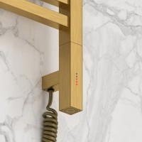 Полотенцесушитель электрический Сунержа Модус 3.1 051-5901-8050 90x55 см, подключение справа, состаренная латунь, лесенка