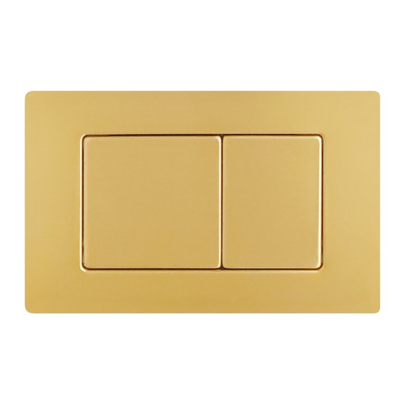 Кнопка смыва для унитаза RGW SWH 10Gb металл, цвет брашированное золото