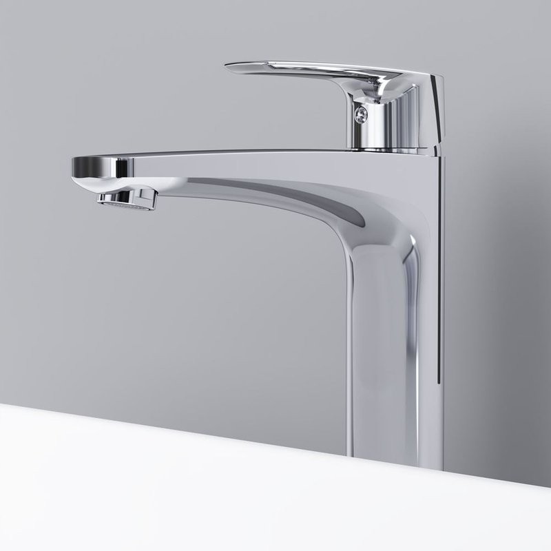 Смеситель для раковины AM.PM Gem F90E92200 с донным клапаном, хром