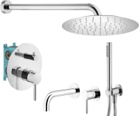 Комплект для ванной Plumberia Selection Ixo KITXO18CR210 С ВНУТРЕННЕЙ ЧАСТЬЮ, хром