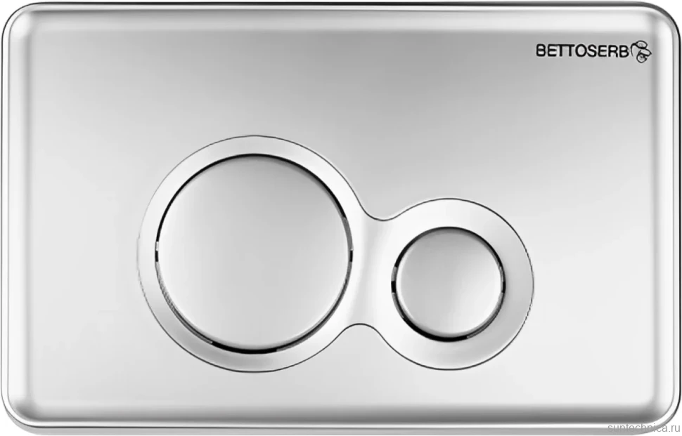 Комплект Инсталляция BETTOSERB Sava Fix Slim 40006456 + Кнопка Twin 40006462 цвет матовый хром