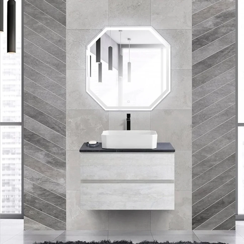 Мебель для ванной комнаты Cezares Molveno 46 80 legno bianco, со столешницей