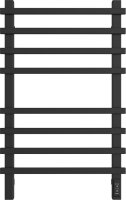 Полотенцесушитель электрический Двин N plaza neo 80х50, черный матовый