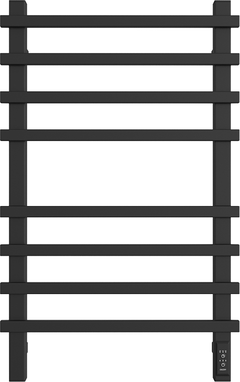 Полотенцесушитель электрический Двин N plaza neo 80х50, черный матовый