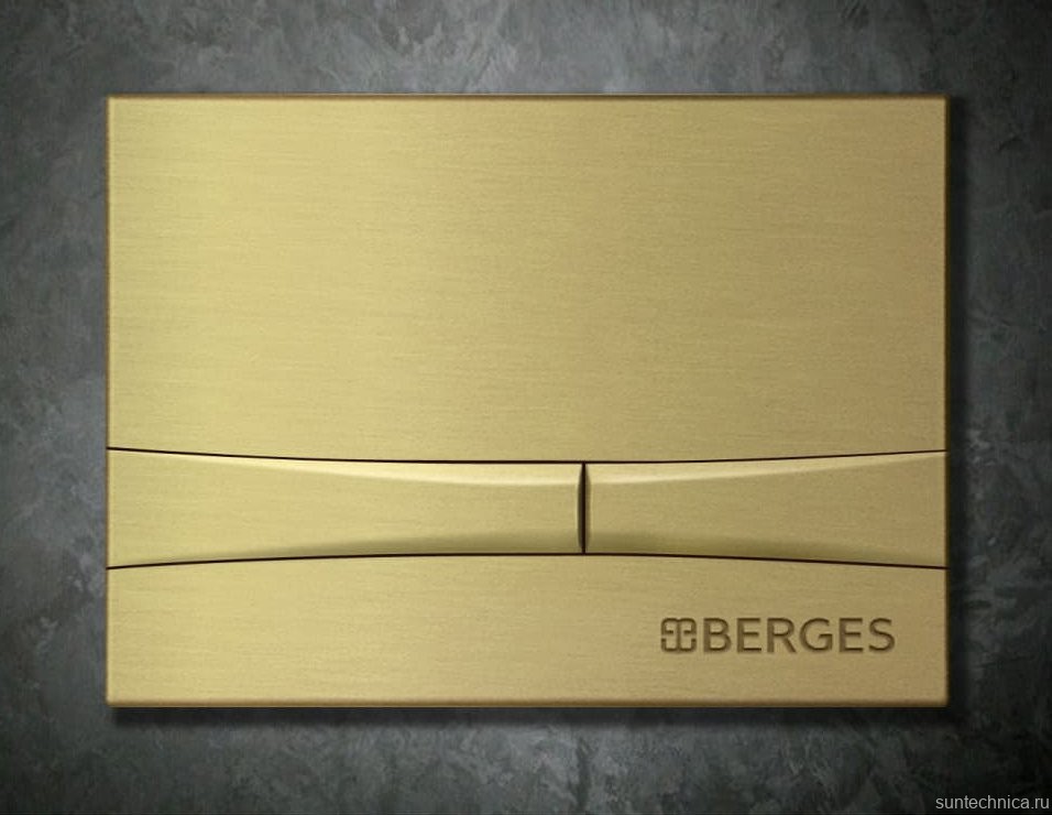 Кнопка смыва Berges Novum F8 бронза