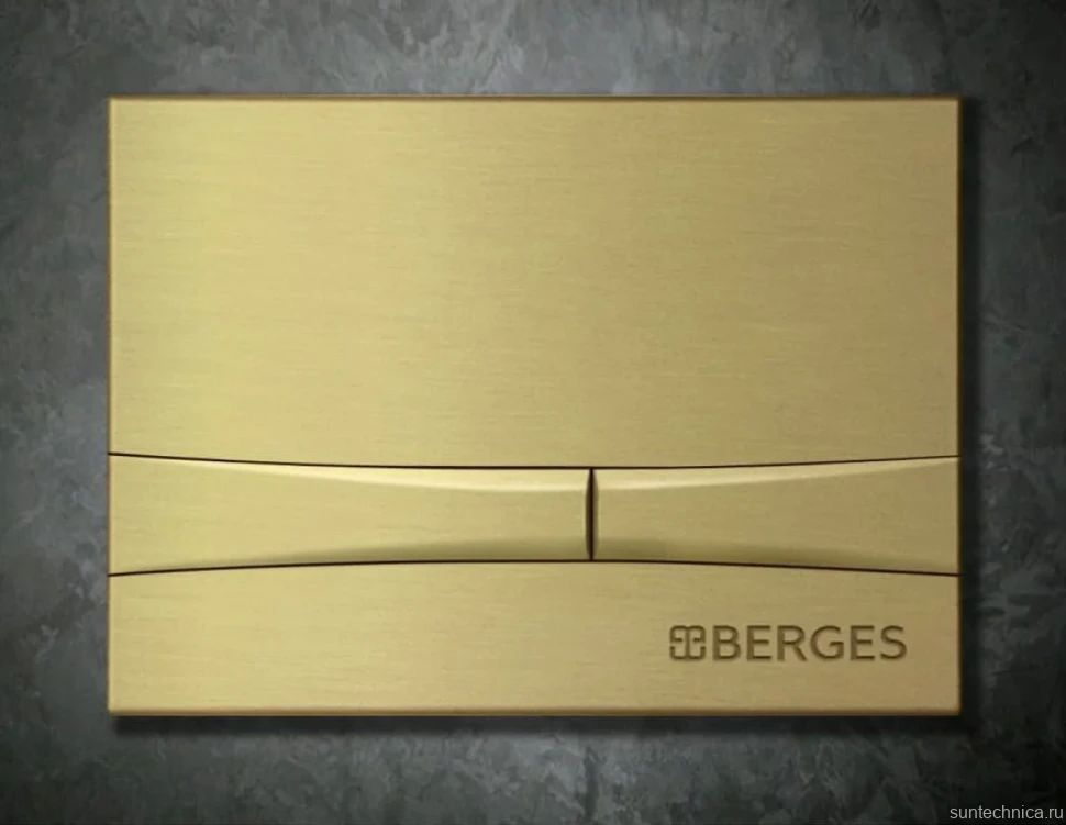 Кнопка смыва Berges Novum F8 бронза