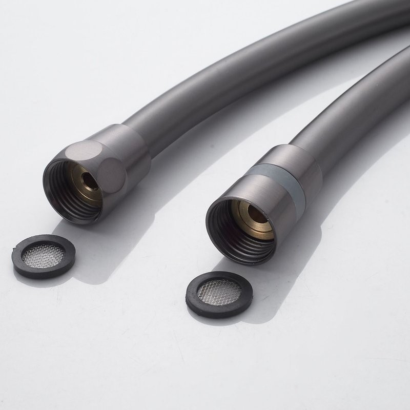 Смеситель для душа с лейкой Shevanik S4716T, оружейная сталь