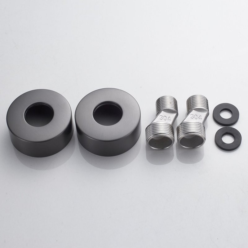 Смеситель для душа с лейкой Shevanik S4716T, оружейная сталь