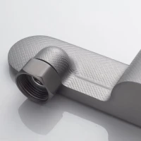 Смеситель для душа с лейкой Shevanik S4716T, оружейная сталь Смеситель для душа с лейкой Shevanik S4716T, оружейная сталь