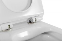 Унитаз подвесной BelBagno Amanda BB051CHR BB076SC с микролифтом, безободковый