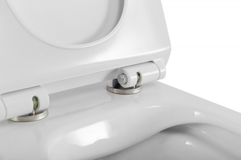 Унитаз подвесной BelBagno Amanda BB051CHR BB076SC с микролифтом, безободковый