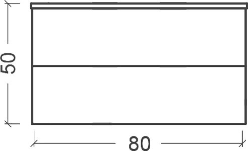 Тумба с раковиной Armadi Art NeoArt 80 капучино с ручками Ajur хром, с ножками