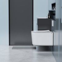 Унитаз подвесной Abber Ultra AC1302 с микролифтом, белый