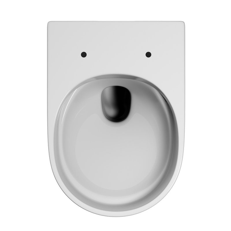 Унитаз подвесной Abber Ultra AC1302 с микролифтом, белый