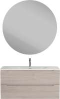 Мебель для ванной комнаты BelBagno Etna 100 rovere grigio, раковина BB-8099-120-2