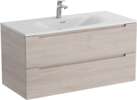Мебель для ванной комнаты BelBagno Etna 100 rovere grigio, раковина BB-8099-120-2
