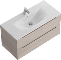 Мебель для ванной комнаты BelBagno Etna 100 rovere grigio, раковина BB-8099-120-2