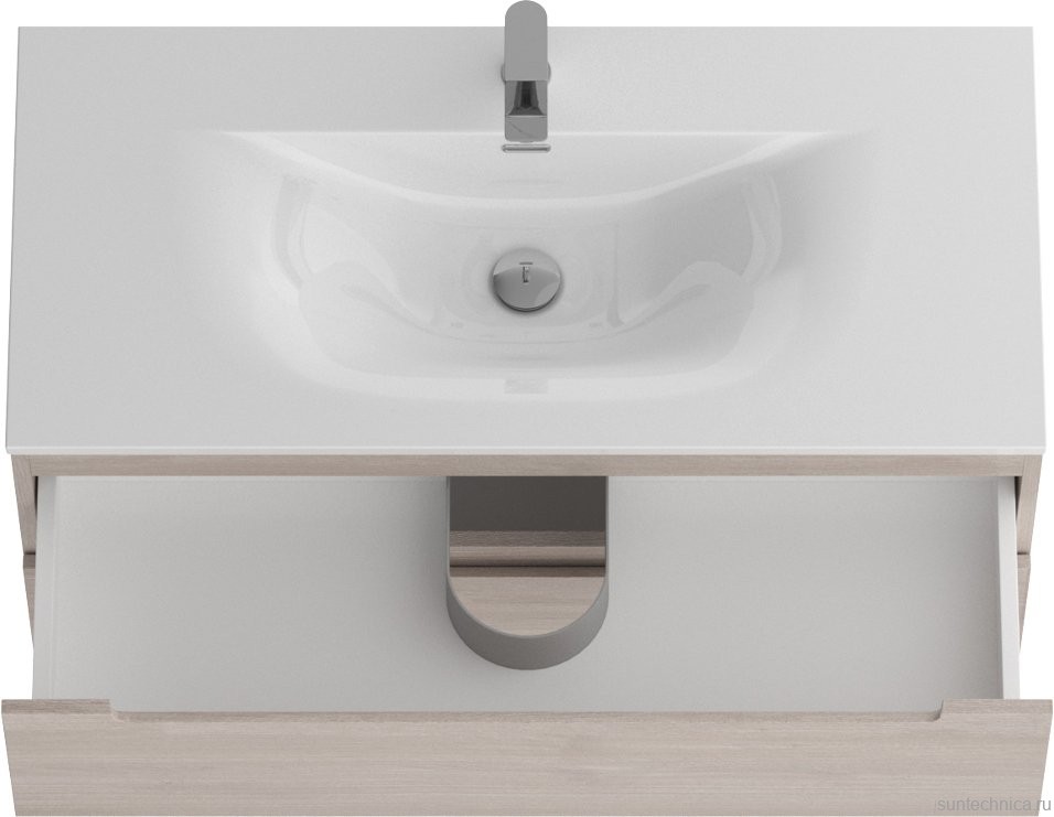 Мебель для ванной комнаты BelBagno Etna 100 rovere grigio, раковина BB-8099-120-2