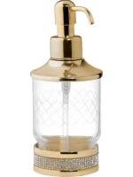Дозатор Boheme Royal Cristal Gold настольный