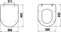 Унитаз подвесной Creavit Free FE322.F0100 капучино