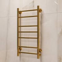 Полотенцесушитель электрический EWRIKA Сафо АС3 80x40, золотой