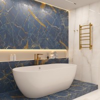 Полотенцесушитель электрический EWRIKA Сафо АС3 80x40, золотой