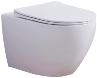 Комплект 3 в 1 Унитаз подвесной Esbano Azalea ESUPAZALW + Инсталляция Fram + Кнопка ESINKRG11MC цвет матовый хром