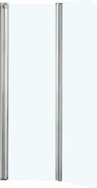 Шторка на ванну Vincea VSB-12114CL 114 см, профиль хром, стекло прозрачное