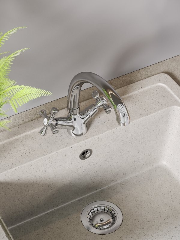 Смеситель для кухни Orange Classic Pro M72-002cr