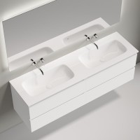 Тумба с раковиной Sancos Folk 160 подвесная, bianco, раковина CN7023wx