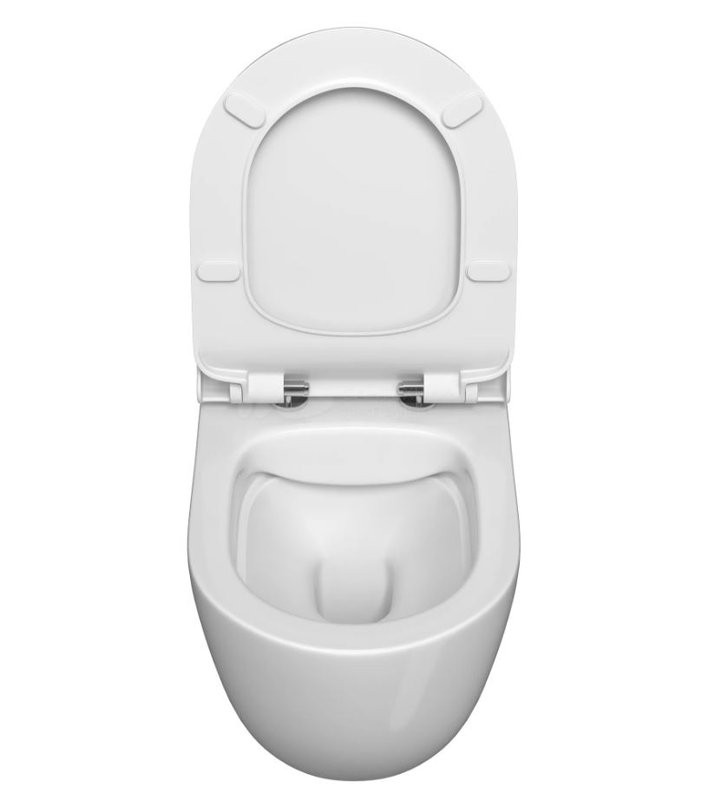 Комплект Унитаз подвесной WasserKRAFT Mindel H002 безободковый + Крышка для унитаза E034 + Система инсталляции для унитазов Aller 10TLT.010.ME + Кнопка смыва CH02