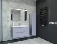 Шкаф пенал для ванной Caprigo Forte 35 L стилл