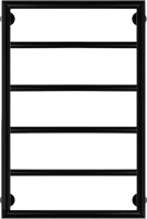 Полотенцесушитель электрический Secado Парма 2 85x55 см, подключение справа, матовый черный, лесенка