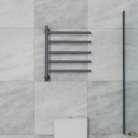 Полотенцесушитель электрический Bauedge Nimb Elegant AF0024 50x60 темно-серый металлик