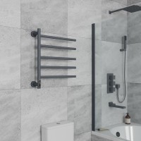 Полотенцесушитель электрический Bauedge Nimb Elegant AF0024 50x60 темно-серый металлик