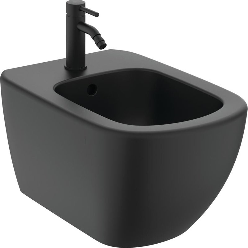 Биде подвесное Ideal Standard Tesi T3552V3 черный шелк