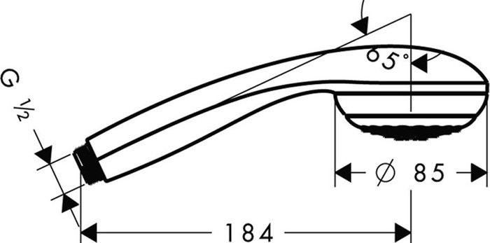 Душевая лейка Hansgrohe Crometta 85 Variojet 28562000