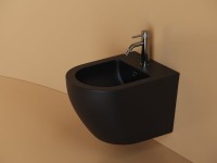 Биде подвесное Ceramicanova Uno CN11002MB черное матовое
