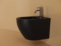 Биде подвесное Ceramicanova Uno CN11002MB черное матовое