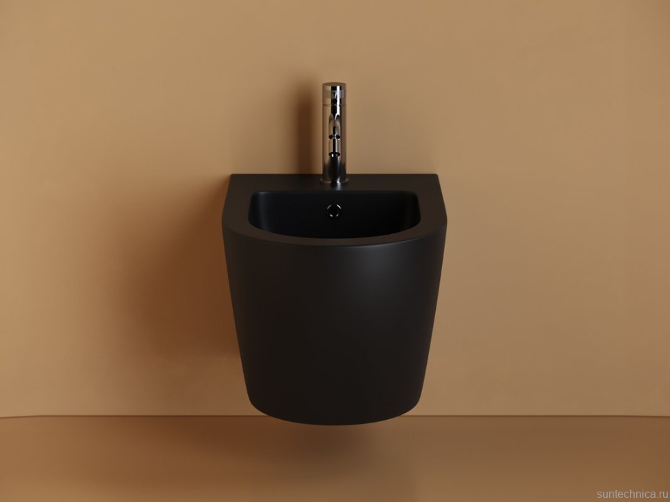 Биде подвесное Ceramicanova Uno CN11002MB черное матовое