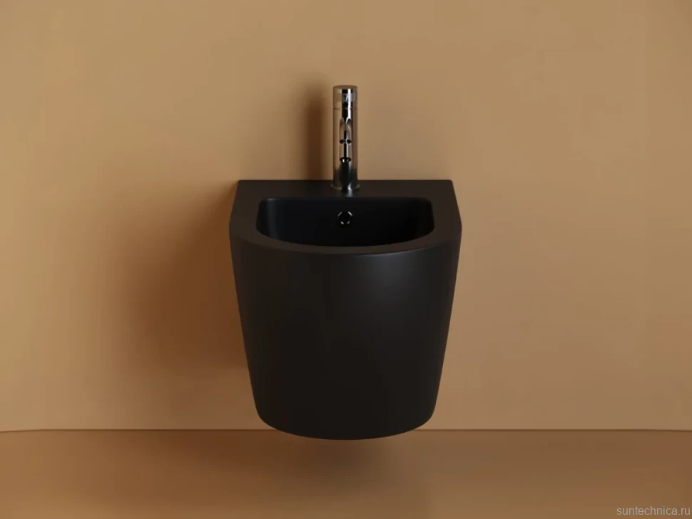 Биде подвесное Ceramicanova Uno CN11002MB черное матовое