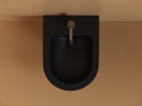Биде подвесное Ceramicanova Uno CN11002MB черное матовое