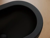Биде подвесное Ceramicanova Uno CN11002MB черное матовое