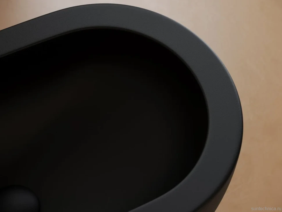 Биде подвесное Ceramicanova Uno CN11002MB черное матовое