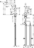 Смеситель для кухни Hansgrohe Talis 72809000 хром