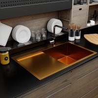Мойка кухонная Mixline Pro 552919 R золото